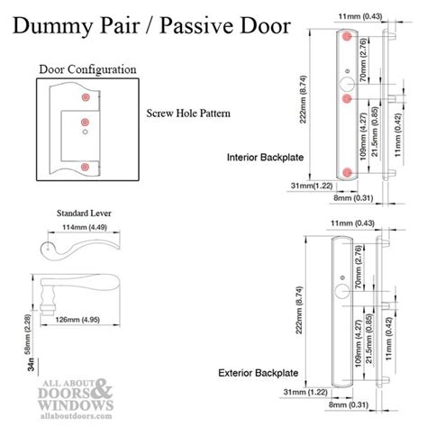 Version) with deadbolt and shootbolts in a pella door; HOPPE Multipoint Lock Handleset, Munchen, M112PL/216N ...