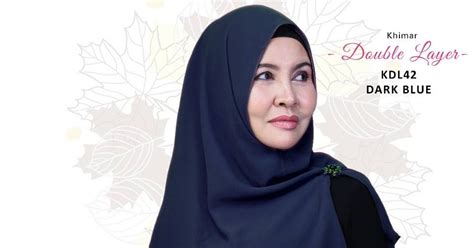 Alhamdulillah., rezeki untuk semua stokis jamu ratu malaya apabila dijemput sendiri oleh bonda rozita ibrahim untuk. C'Ta Jamu Ratu Malaya : Khimar Bonda Double Layer-Blue Black