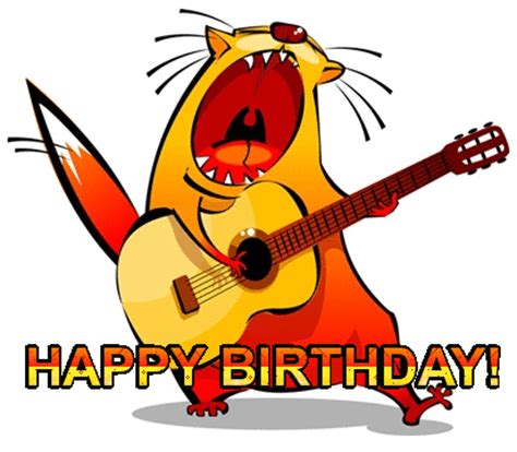 Learn how to play on the guitar happy birthday to you with free tab, sheet music, chords, backing track and tutorial. Happy Birthday! -- Cat with Guitar :: Happy Birthday ...