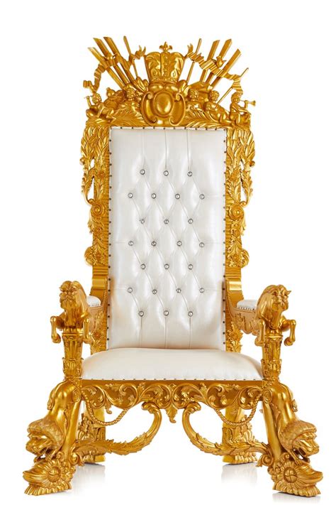 Buy the best and latest faux fur chair on banggood.com offer the quality faux fur chair on sale with worldwide free shipping. "The Neverland" Throne Chair - White / Gold - THRONE KINGDOM