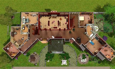 Consequently, the majority of your sims will likely develop the video gaming skill to some point, particularly if they donat have jobs and need something different to do. Floor Plan Glenridge Hall Blueprints (With images ...