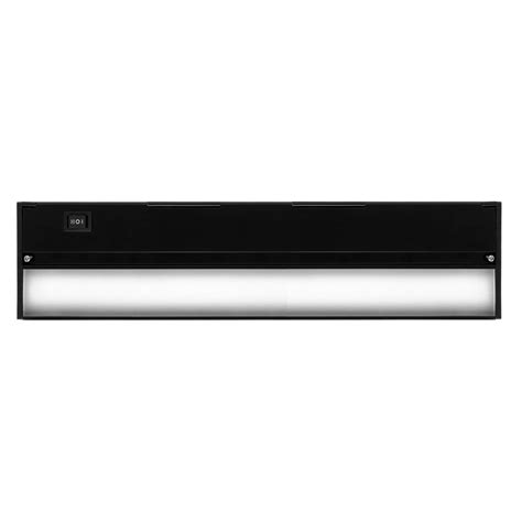 Find under cabinet lighting at wayfair. NICOR NUC 12 in. LED Black Under Cabinet Light with Hi Low ...