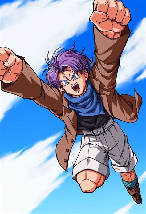 I think she is cute with that in her hair owo. Trunks, Dragon Ball GT | Dragon ball painting, Dragon ball super manga, Lion king fan art