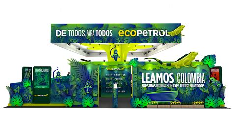 Ecopetrol y minciencias se unen para el desarrollo de tecnologías para la transición energética grupo ecopetrol entregará 100 viviendas a la región caribe colombiana el diseño y construcción de. Stand Ecopetrol feria del libro 2019 on Behance