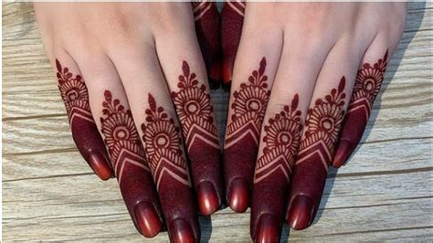 Usb mehndi design is also enjoyed by all age groups of ladies. Finger Mehndi Design Ideas |ThaPakistani