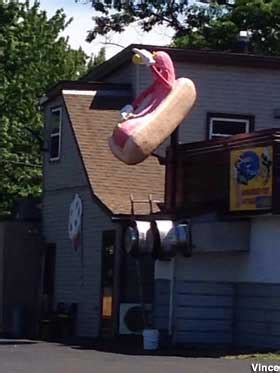 It helps us to find out a lot about the world around us. Derby, NY - Self-Garnishing Hot Dog
