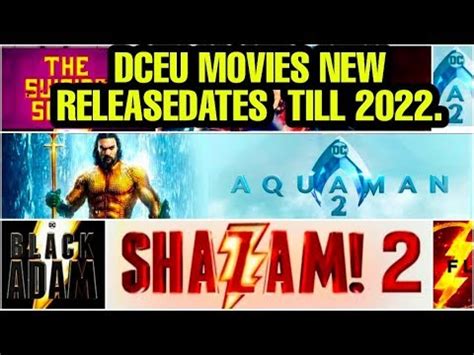 With a healthy schedule of upcoming dc movies in development, the dceu isn't going away anytime soon, and there's still lots to look forward to. DC's 2020-2022 UPCOMING MOVIES NEW RELEASE DATES (DCEU ...