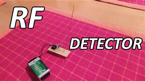 K18 rf detector is a typical bug detector that operates in the frequency range 1 mhz to 8000 mhz and detection range is greater than 73 db. DIY RF Detector Step by Step build | Breadboard #3 - YouTube