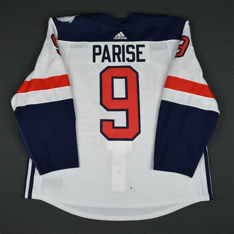 Prior to turning pro, parise played two seasons for the university of north dakota. Lot Detail - Zach Parise - World Cup of Hockey - Team USA - Pre-Tournament Game-Worn Jersey