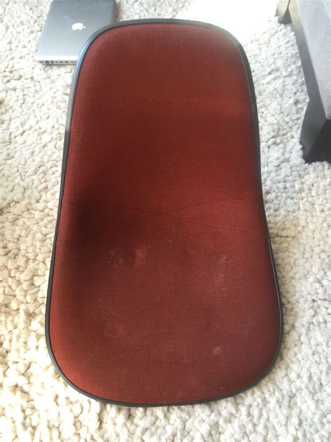 Great savings & free delivery / collection on many items. (1) Eames Fiberglass Side chair with old upholstered cover ...