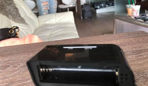 The black box shape hidden spy camera looks regular and undetectable, it's ideal for home and office security working at anyplace without mini wifi ip camera overview: Horrified Couple Find Spy Camera Hidden In Bedroom Clock ...