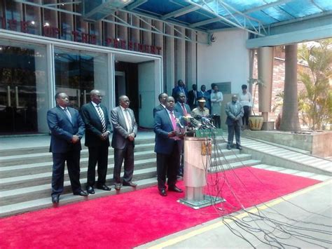 Sijakua mnafiki au mwoga kwa siasa. Acting Interior Cabinet Secretary Fred Matiang'i Bans ...