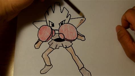 Trabajo universitario consistente en colorear un dibujo con capas de tonos grises. Hitmonchan Coloring - YouTube