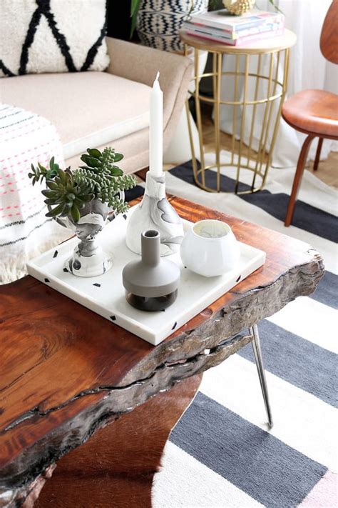 Turning a metallic trash bin into a coffee table is so easy. 15 Beautiful Cheap DIY Coffee Table Ideas