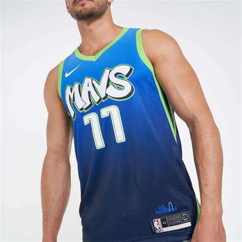 Is there anything special about this jersey? Nike Men's NBA Luka Doncic Maverics City Edition Swingman ...