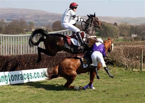 Steeplechase park was created by entrepreneur george c. Oops, thoroughbred, steeplechase, UK | Horse racing ...