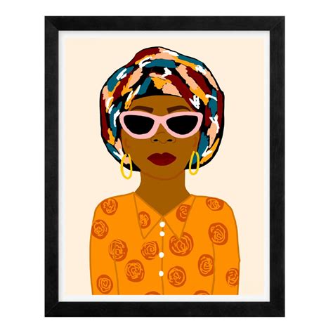 Maybe you would like to learn more about one of these? Girl art print / sunglasses illustration / home decor / wall art / african american wall art ...