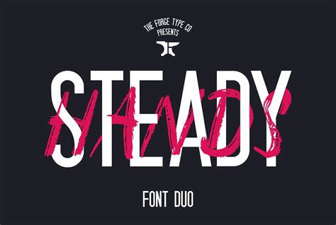 A quirky and fun font that features the flow of real handwriting. Steady Hands - Font Duo (520220) | Brush | Font Bundles