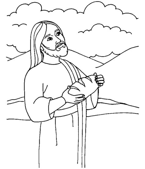 I am bread of life coloring page author: Living Bread Coloring Page | Sermons4Kids