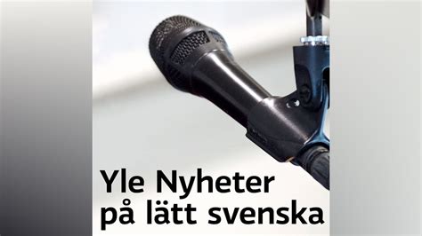 Det nya programmet ska på fem minuter berätta om dagens viktigaste nyheter. Yle Nyheter på lätt svenska | Audio Arenan