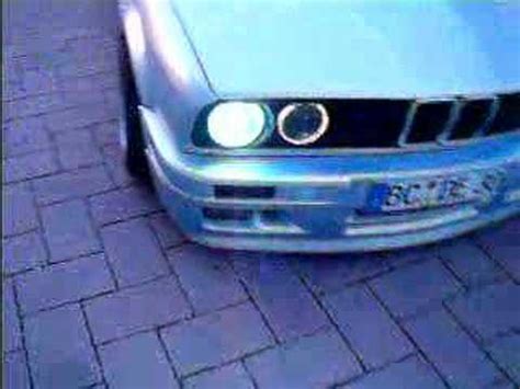BMW e30 Cabrio Convertible ARICI Xenon and Angeleyes - YouTube