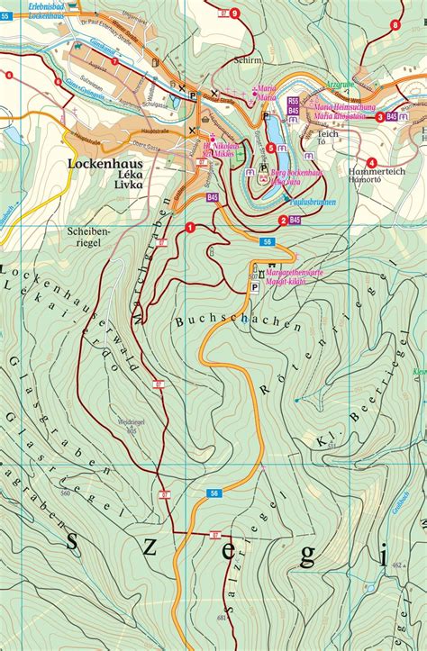A térkép kőszeg belvárostérképét is tartalmazza, illetve külön térképrészleten . Kőszegi-hegység /Írottkő natúrpark turistatérkép - map.hu