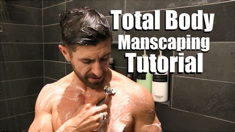 Apply shaving cream or gel. Total Body Manscaping Tutorial (Butt, Back, Chest, Legs ...