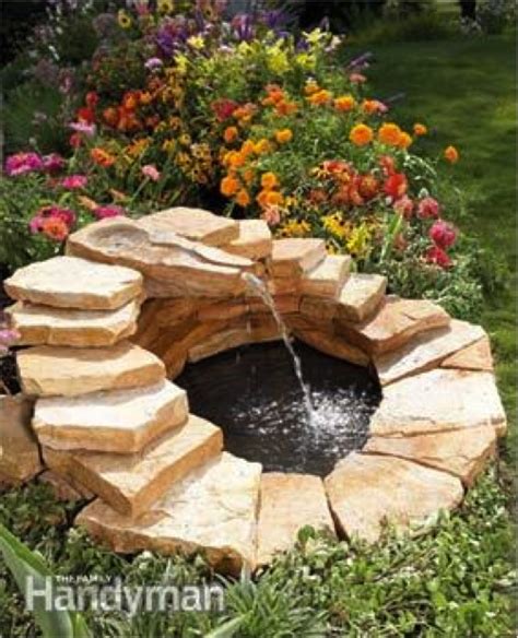 Kenroy home ibiza resin outdoor fountain (15) model# 51010sndst. How To Build A Backyard Fountain & Pond - Do-It-Yourself ...