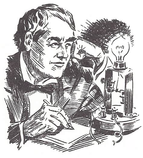 You can color it in online, or you can print it out and color it on paper. Thomas Edison Invents the Light Bulb | Student Handouts