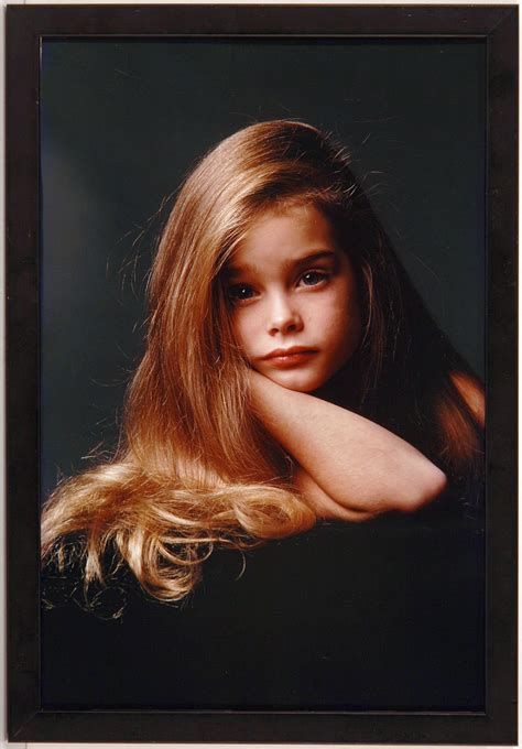 How can someone be that good looking while being a complete slob? Henry Wolf - Brooke Shields Portrait For Sale at 1stDibs