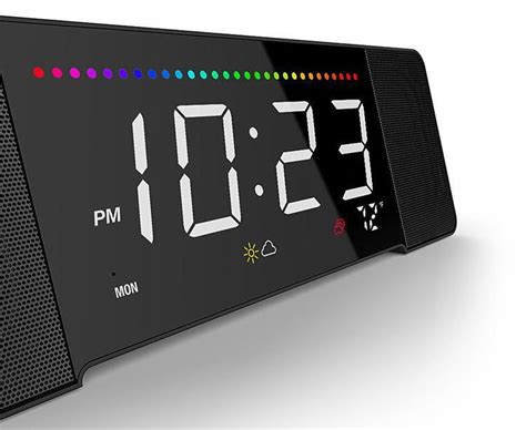 Each intelligent alarm clock is. This smart alarm clock features Amazon Alexa technology ...
