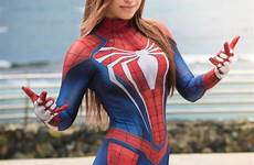 spider girl cosplays hottest hot too female spiderman quirkybyte handle