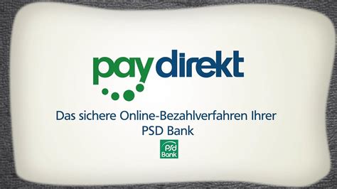 Bei uns können sie mehr als nur kund sein: Paydirekt | Das sichere Online-Bezahlverfahren Ihrer PSD ...