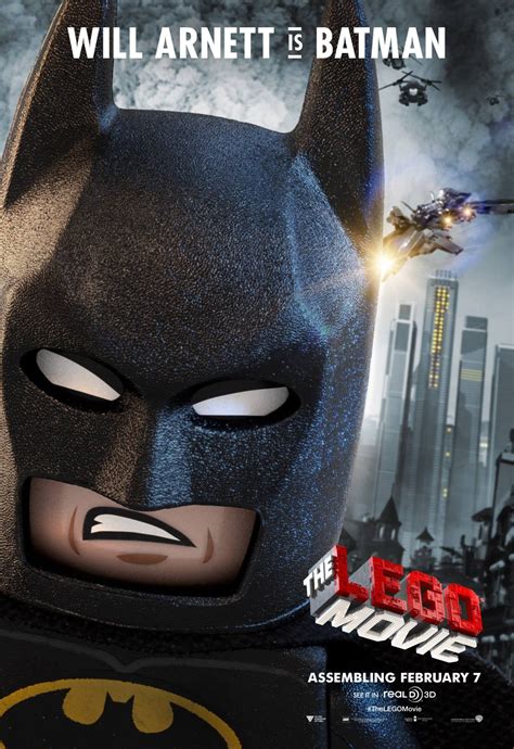 My eleven year old even asked me who did this movie because she wanted them to make all of the dc movies because it was so good. The Lego Movie Character Poster - Batman