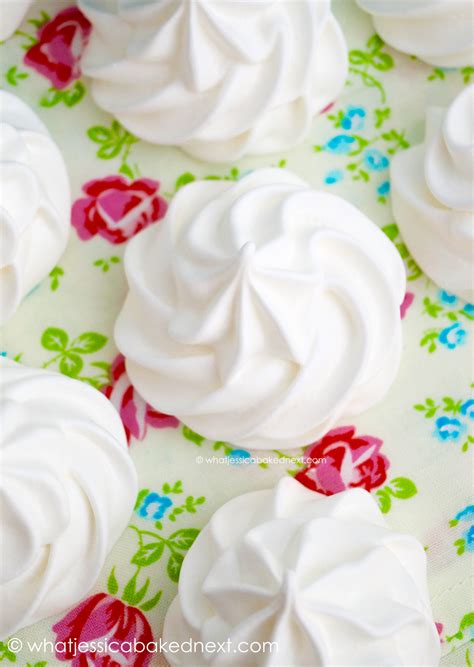 How do you make meringue cookies? How To Make Meringues | What Jessica Baked Next... | Easy ...