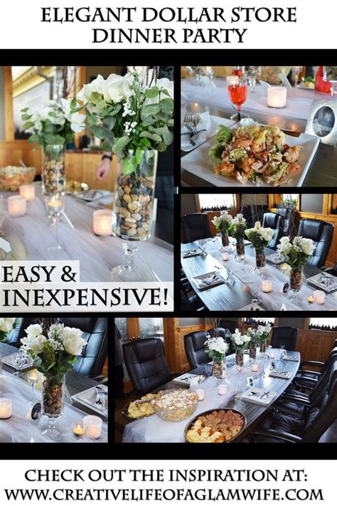80+ easy dinner ideas for a quick meal your family will love. Elegant Dollar Store Dinner Party | Easy dinner party ...