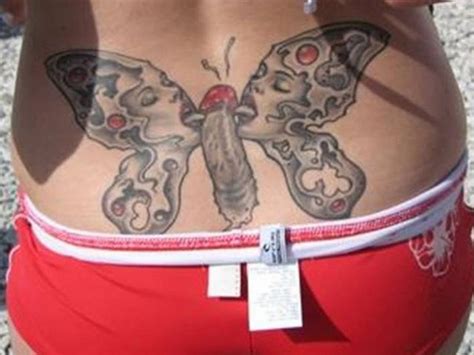 A small heart tribal right on the smalls of the lower back. Tramp Stamps Tattoos