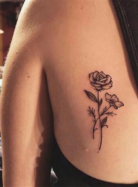 A good idea would be to try rose white ink tattoo or even better you can go for a rose gold tattoo. Pin on Minimalist tattoos