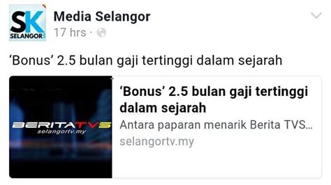 * date subject to change depending on the sighting of the moon. Bonus Selangor. Dua Bulan Setengah Bonus Daripada Gaji ...