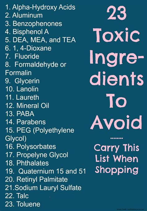 Ones that would have me on that note; Harmful Skincare Ingredients That You Should Know About ...