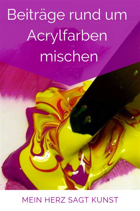 Keine farbpalette ist komplett ohne die farbe pink. Acrylfarben mischen - Mischst du dir deine Farbtöne aus ...