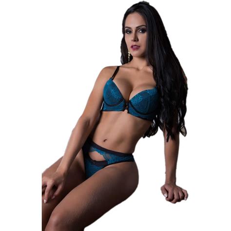 Disfrútate más las mejores marcas de fragancias, maquillaje y tratamiento. Lingerie Completa Sutiã Calcinha Trabalhada Sensual Envio ...