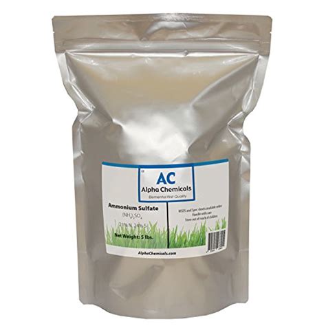 Ammonium sulfate for high yield systems. Buy Ammonium Sulfate - (NH4)2SO4-5 Pounds - on sale today