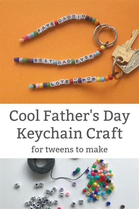 Check spelling or type a new query. A Cool Father's Day Craft for Tweens to Make - A Keychain ...