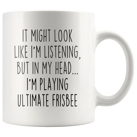 Sarcastic Ultimate Frisbee Coffee Mug | Funny Ultimate Frisbee Gift | Ultimate frisbee gifts ...
