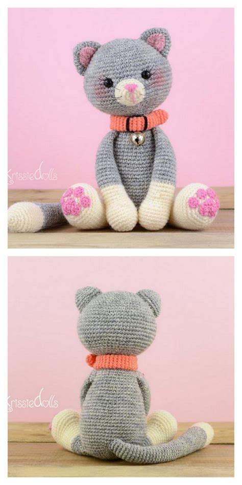 With the free printable template, any toddler, preschooler and kid can do it! Crochet cat amigurumi plush free pattern - Free Amigurumi ...