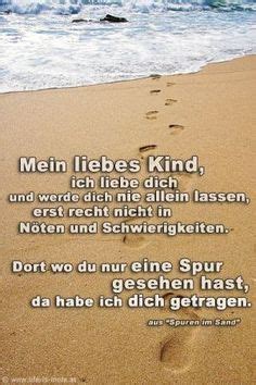 Besorgt fragte ich den herrn: Spuren im Sand | Lebensweisheiten Zitate Sprüche ...