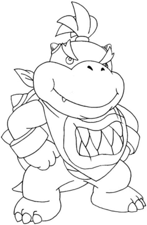 Paper bowser jr coloring pages. Ausmalbilder Super Mario Bowser - Malvorlagen