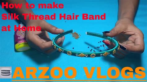 There is nothing like that, some women may have more hair while some may have less. How to make Silk Thread Hair Band at Home | Kids | Easy ...