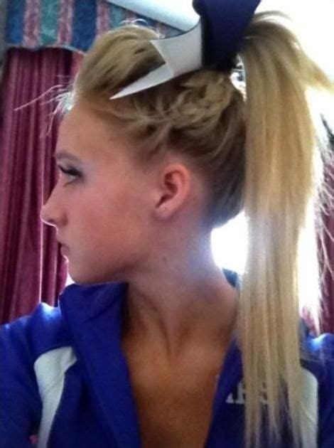 Cheer hair on pinterest | cheerleading hair cheer and curls. 7 Cute Cheerleader Hairstyles | Cheerleading hairstyles ...